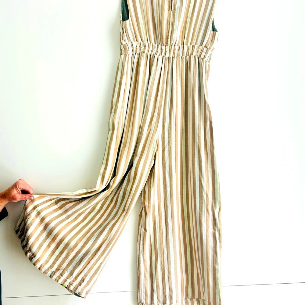 Anthropologie The Odells REVERSIBLE Striped Jumpsuit.  sz S - Picture 6 of 6